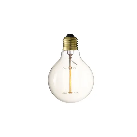 Decoration bulb Straight G80 40W E27