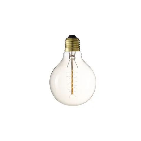 Decoration bulb Spiral G80 40W E27