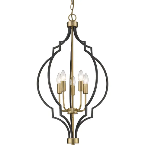 Lampa wisząca NASHVILLE P05186BK