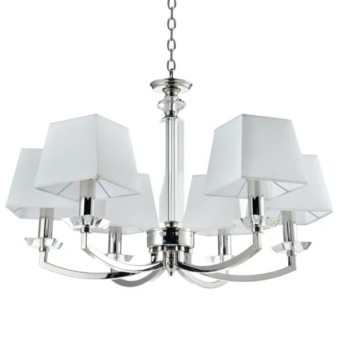 Pendant lamp DUBAI P06346NI-WH