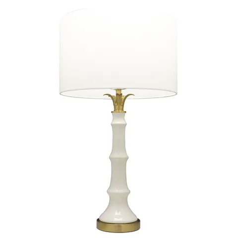 Table lamp LOBOC T01019BR-WH