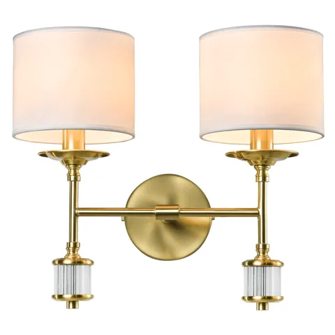 Sconce SUTTON W02852BR-WH