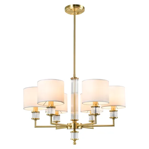 Pendant lamp SUTTON P06692BR-WH