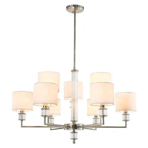 Pendant lamp SUTTON P09422NI-WH