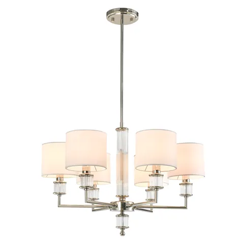 Pendant lamp SUTTON P06446NI-WH